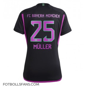 Bayern Munich Thomas Muller #25 Replika Bortatröja Damer 2023-24 Kortärmad